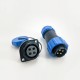 4 Pin Connector Waterproof Male Plug & Female Socket 2 Holes Flange Panel Mount Solder Type SP21 Series 4 Pin Connector Waterproof Male Plug & Female Socket 2 Holes Flange Panel Mount Solder Type SP21 Series