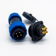 4 Pin Connector Waterproof Male Plug & Female Socket 2 Holes Flange Panel Mount Solder Type SP21 Series 4 Pin Connector Waterproof Male Plug & Female Socket 2 Holes Flange Panel Mount Solder Type SP21 Series