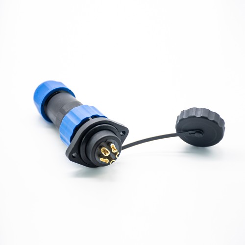 5 Pin Waterproof Connector Female Plug & Male Socket 2 Holes Flange Panel Mount Solder Type SP21 Series 5 Pin Waterproof Connector Female Plug & Male Socket 2 Holes Flange Panel Mount Solder Type SP21 Series