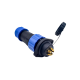 5 Pin Waterproof Connector Female Plug & Male Socket 2 Holes Flange Panel Mount Solder Type SP21 Series 5 Pin Waterproof Connector Female Plug & Male Socket 2 Holes Flange Panel Mount Solder Type SP21 Series
