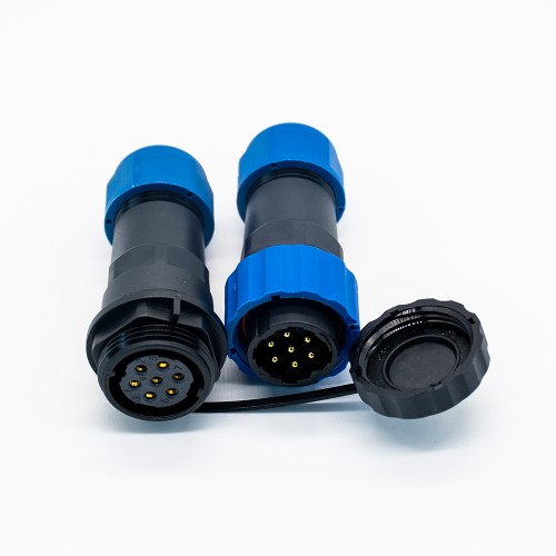 7 Pin Connector SP21 Series Waterproof Circular Male Plug & Female Socket Connector In-Line Type SP21-7 Pins Connector 7 Pin Connector SP21 Series Waterproof Circular Male Plug & Female Socket Connector In-Line Type SP21-7 Pins Connector