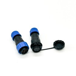 7 Pin Connector SP21 Series Waterproof Circular Male Plug & Female Socket Connector In-Line Type SP21-7 Pins Connector