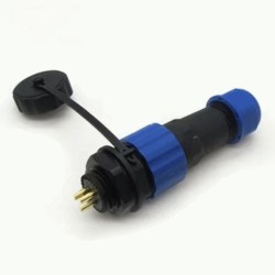 Aviation Connector Series Connector male Plug & FeMale Socket back mount SP17 3 pin Connector