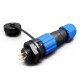 Aviation connector sp13 male plug & female socket in line type 3 pin Aviation connector sp13 male plug & female socket in line type 3 pin