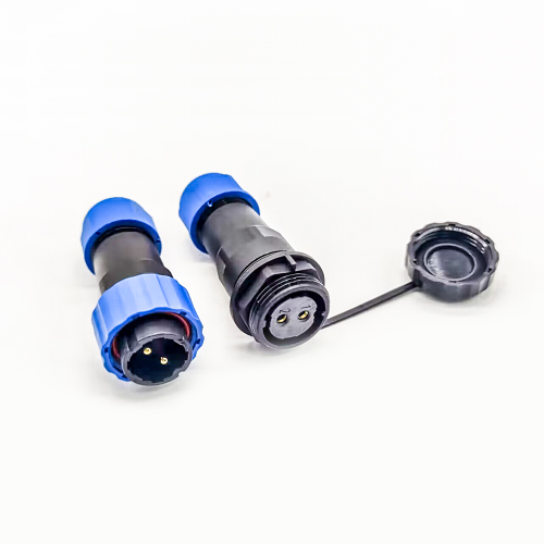 Aviation Connector SP21 Series 2 Pin Circular Male Plug & Female Socket In-Line Type SP21-2 Pins IP68 Connector Aviation Connector SP21 Series 2 Pin Circular Male Plug & Female Socket In-Line Type SP21-2 Pins IP68 Connector
