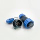 Elecbee 4 Pin Connector Waterproof Female Plug & Male Socket 2 Holes Flange Panel Mount Solder Type SP21 Series Elecbee 4 Pin Connector Waterproof Female Plug & Male Socket 2 Holes Flange Panel Mount Solder Type SP21 Series
