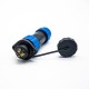 Elecbee 4 Pin Connector Waterproof Female Plug & Male Socket 2 Holes Flange Panel Mount Solder Type SP21 Series Elecbee 4 Pin Connector Waterproof Female Plug & Male Socket 2 Holes Flange Panel Mount Solder Type SP21 Series