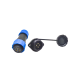 Elecbee 4 Pin Connector Waterproof Female Plug & Male Socket 2 Holes Flange Panel Mount Solder Type SP21 Series Elecbee 4 Pin Connector Waterproof Female Plug & Male Socket 2 Holes Flange Panel Mount Solder Type SP21 Series