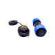 Elecbee 4 Pin Connector Waterproof Female Plug & Male Socket 2 Holes Flange Panel Mount Solder Type SP21 Series Elecbee 4 Pin Connector Waterproof Female Plug & Male Socket 2 Holes Flange Panel Mount Solder Type SP21 Series