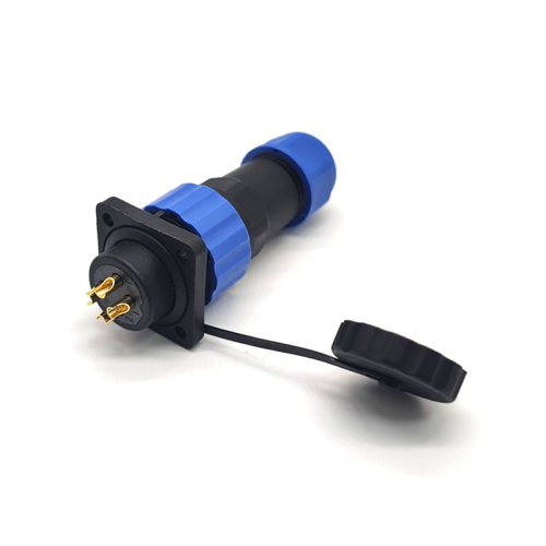 Elecbee 4 Pin Connector Waterproof Male Plug & Female Socket 4 Holes Flange Panel Mount Solder Type SP21 Series Elecbee 4 Pin Connector Waterproof Male Plug & Female Socket 4 Holes Flange Panel Mount Solder Type SP21 Series