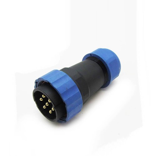 Elecje IP68 SP29 7Pin Aviation Connector Plug Straight&Socket Rear-nut Mount