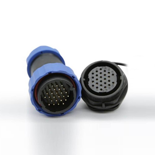 Elecje SP29 26Pin Aviation Connector Straight Plug&Socket Rear-nut Mount