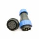 Elecje SP29 9 Pin Aviation Connector Straight Plug&Socket Rear-nut Mount