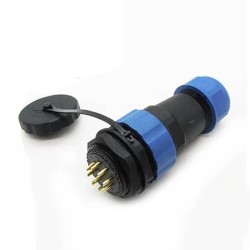 Elecje SP29 9 Pin Aviation Connector Straight Plug&Socket Rear-nut Mount