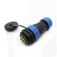 Elecje SP29 9 Pin Aviation Connector Straight Plug&Socket Rear-nut Mount