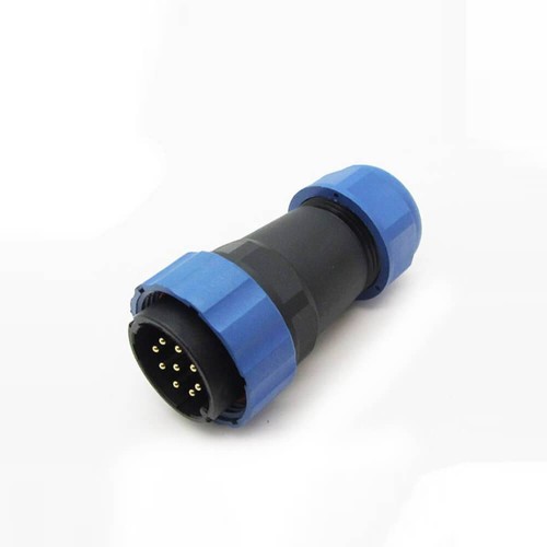 Elecje SP29 9 Pin Aviation Connector Straight Plug&Socket Rear-nut Mount
