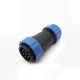 Elecje SP29 9 Pin Aviation Connector Straight Plug&Socket Rear-nut Mount