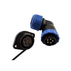 High Voltage Electronic Aviation Connector SP21 5 Pin Waterproof Cable Connector