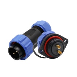 IP67 2 Pin Waterproof Auto Connector SP21 Panel Mount Connector Plug Female Type