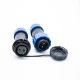 IP68 Connector SP21 Series 2 Pin Waterproof Circular Male Plug & Female Socket Connector In-Line Type IP68 Connector SP21 Series 2 Pin Waterproof Circular Male Plug & Female Socket Connector In-Line Type
