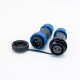 IP68 Connector SP21 Series 2 Pin Waterproof Circular Male Plug & Female Socket Connector In-Line Type IP68 Connector SP21 Series 2 Pin Waterproof Circular Male Plug & Female Socket Connector In-Line Type