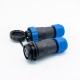 IP68 Connector SP21 Series 2 Pin Waterproof Circular Male Plug & Female Socket Connector In-Line Type IP68 Connector SP21 Series 2 Pin Waterproof Circular Male Plug & Female Socket Connector In-Line Type