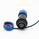 SP Connector SP13 2 Pin Male ang Female Plug waterproof dustproof Solder Type for Cable SP Connector SP13 2 Pin Male ang Female Plug waterproof dustproof Solder Type for Cable