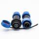 SP Connector SP13 2 Pin Male ang Female Plug waterproof dustproof Solder Type for Cable SP Connector SP13 2 Pin Male ang Female Plug waterproof dustproof Solder Type for Cable
