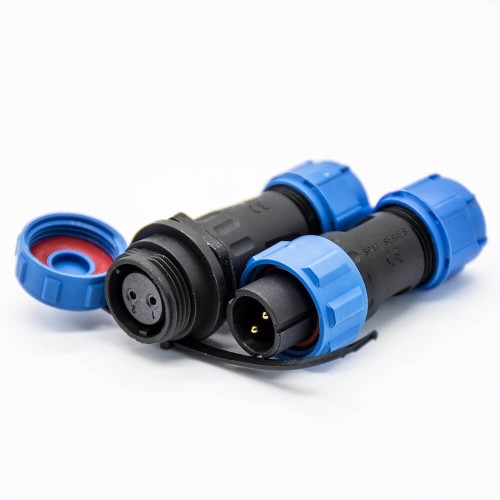 SP Connector SP13 2 Pin Male ang Female Plug waterproof dustproof Solder Type for Cable SP Connector SP13 2 Pin Male ang Female Plug waterproof dustproof Solder Type for Cable