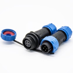 SP Series SP13 4 Pin Straight Female Plug Male Plug waterproof dustproof Solder Type for Cable