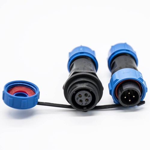 SP Series SP13 4 Pin Straight Female Plug Male Plug waterproof dustproof Solder Type for Cable SP Series SP13 4 Pin Straight Female Plug Male Plug waterproof dustproof Solder Type for Cable