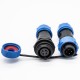 SP Series SP13 4 Pin Straight Female Plug Male Plug waterproof dustproof Solder Type for Cable SP Series SP13 4 Pin Straight Female Plug Male Plug waterproof dustproof Solder Type for Cable
