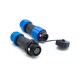 SP13 Connector 2 Pin butt Waterproof Male Plug & Female Socket one pair in line Solder Type SP13 Connector 2 Pin butt Waterproof Male Plug & Female Socket one pair in line Solder Type