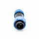 SP21 2 Pin Connector Waterproof Male Plug 2 Holes Flange Female Socket Solder Type Panel Mount SP21 2 Pin Connector Waterproof Male Plug 2 Holes Flange Female Socket Solder Type Panel Mount