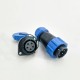 SP21 5 Pin Connector Waterproof Male Plug & Female Socket 2 Holes Flange Panel Mount Solder Type SP21 Series SP21 5 Pin Connector Waterproof Male Plug & Female Socket 2 Holes Flange Panel Mount Solder Type SP21 Series