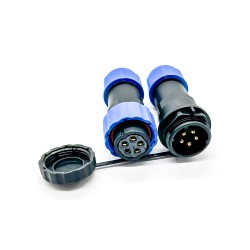 SP21 Connector IP68 Waterproof Connector 5 pin In-line Female Plug & Male Socket SP21-5 Pins Connector