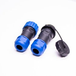 SP21 Connector IP68 Waterproof Connetor 3 pin Female Plug & Male Socket In-line Type SP21-3 Pins Connector