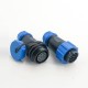 SP21 Series Connector 12 Pin Waterproof Circular Male Plug & Female Socket In-Line Type straight SP21-12 Pins Connector SP21 Series Connector 12 Pin Waterproof Circular Male Plug & Female Socket In-Line Type straight SP21-12 Pins Connector