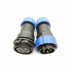 SP29 Connector 5 pin Straight Plug&Socket In-Line Type