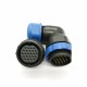 Waterproof Connector SP29 24Pin Plug Angled & Socket Rear-nut Mount Waterproof Connector SP29 24Pin Plug Angled & Socket Rear-nut Mount