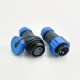 Waterproof Connetor SP21 Series 5 Pin Circular Male Plug & Female Socket In-Line Type SP21-5 Pins Connector Waterproof Connetor SP21 Series 5 Pin Circular Male Plug & Female Socket In-Line Type SP21-5 Pins Connector