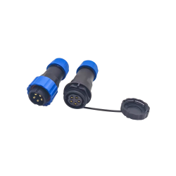 Waterproof Connetor SP21 Series 5 Pin Circular Male Plug & Female Socket In-Line Type SP21-5 Pins Connector