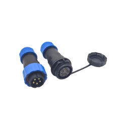 Waterproof Connetor SP21 Series 5 Pin Circular Male Plug & Female Socket In-Line Type SP21-5 Pins Connector