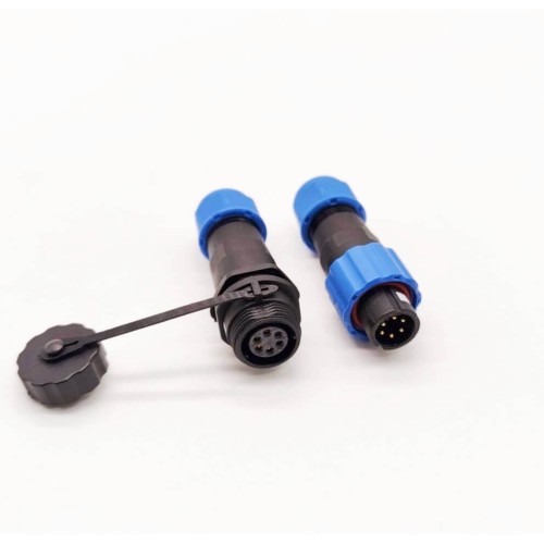 Waterproof Docking Connector Aviation Plug SP13 6 Pin Male Plug and Female Socket IP68 Cable Connector Waterproof Docking Connector Aviation Plug SP13 6 Pin Male Plug and Female Socket IP68 Cable Connector