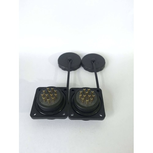 Waterproof electrical Connectors SP29 12Pin Angled Plug&Socket 4 Hole Flange Waterproof electrical Connectors SP29 12Pin Angled Plug&Socket 4 Hole Flange