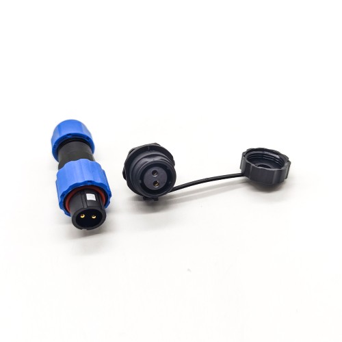 Waterproof Male Plug & Female Socket SP13 Series IP67 IP68 one pair 2pin Automatic Connector Waterproof Male Plug & Female Socket SP13 Series IP67 IP68 one pair 2pin Automatic Connector