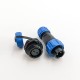 Waterproof Male Plug & Female Socket SP13 Series IP67 IP68 one pair 2pin Automatic Connector Waterproof Male Plug & Female Socket SP13 Series IP67 IP68 one pair 2pin Automatic Connector