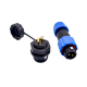 Waterproof Male Plug & Female Socket SP13 Series IP67 IP68 one pair 2pin Automatic Connector Waterproof Male Plug & Female Socket SP13 Series IP67 IP68 one pair 2pin Automatic Connector