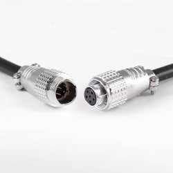 Aviation Plug TP16 6 Core Aviation Connector Male and Female Straight Metal Wiring