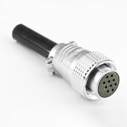 Aviation Plug TP24 10 Core Connector Male and Female Straight Metal Wiring